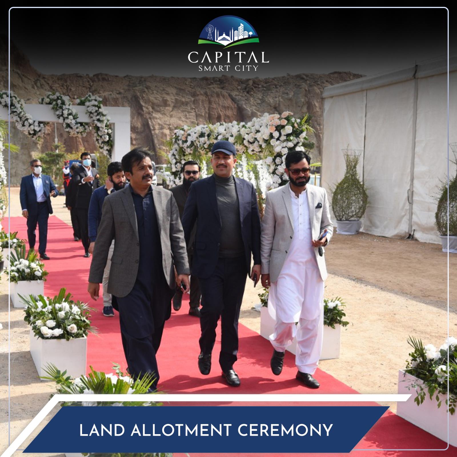 Land Allotment Ceremony on Capital Smart City Site