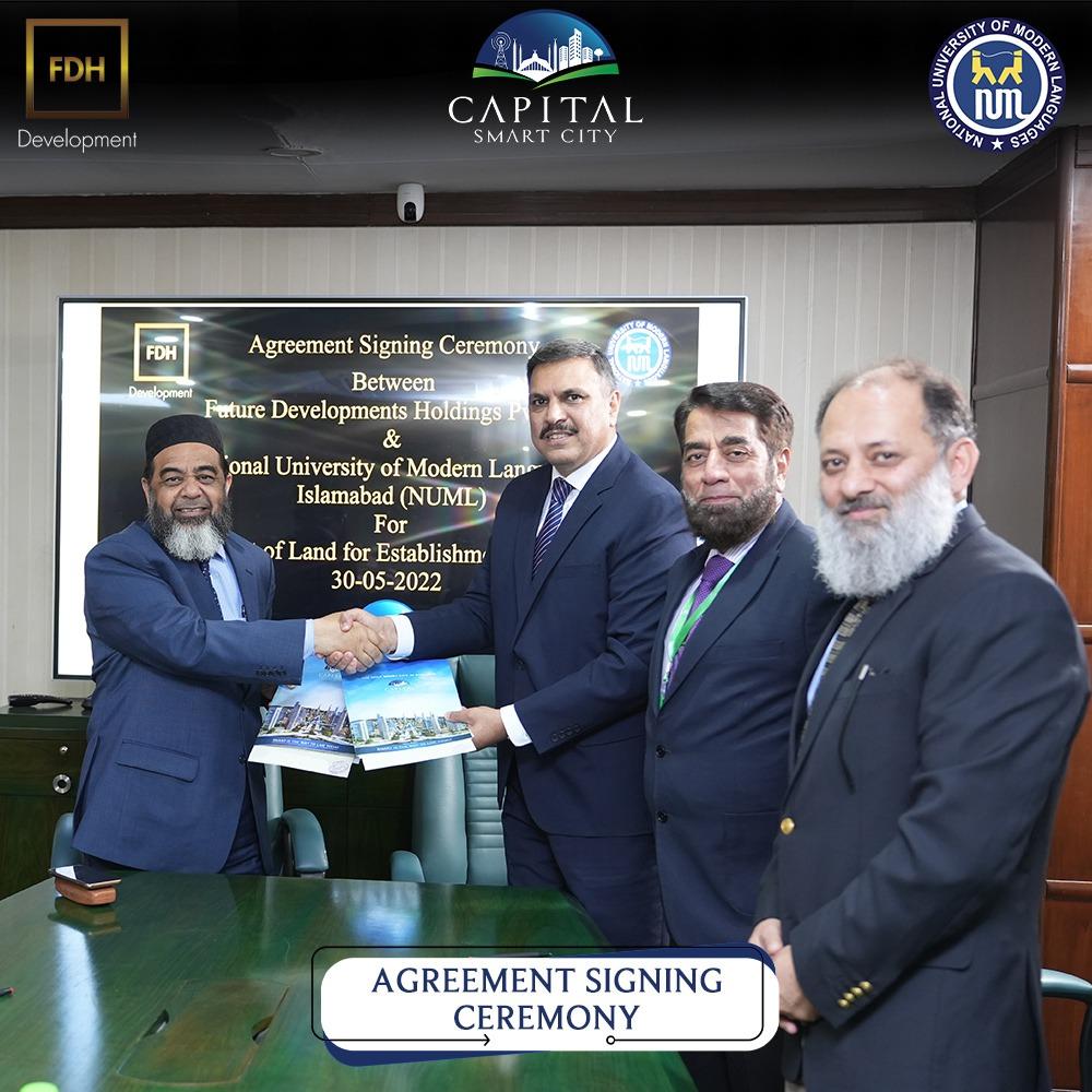 Agreement Singing Ceremony Between FDH and NUML