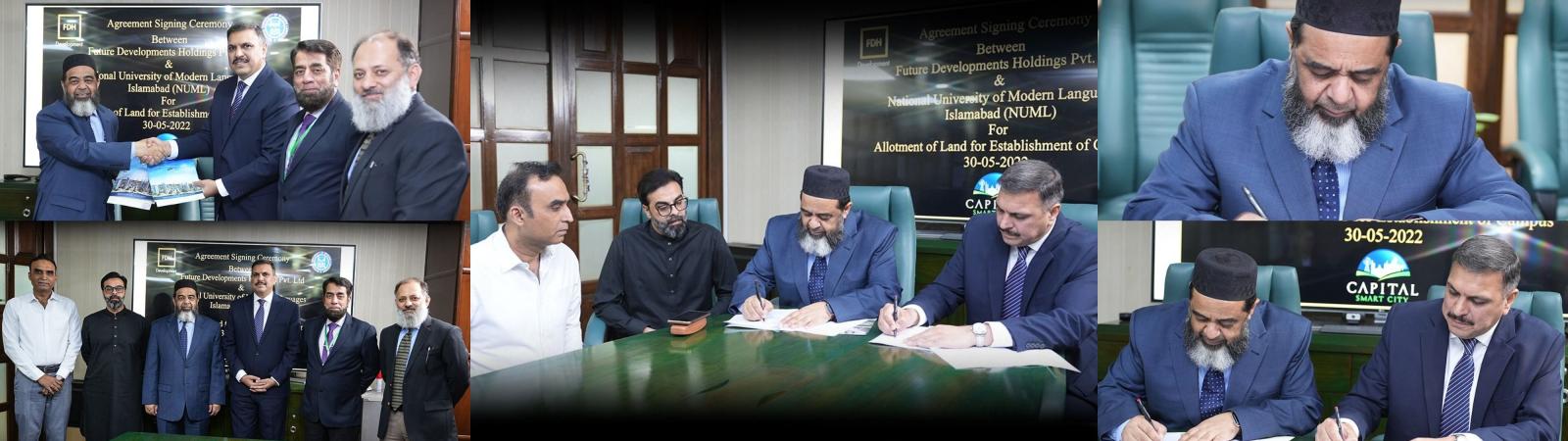 Agreement Singing Ceremony Between FDH and NUML