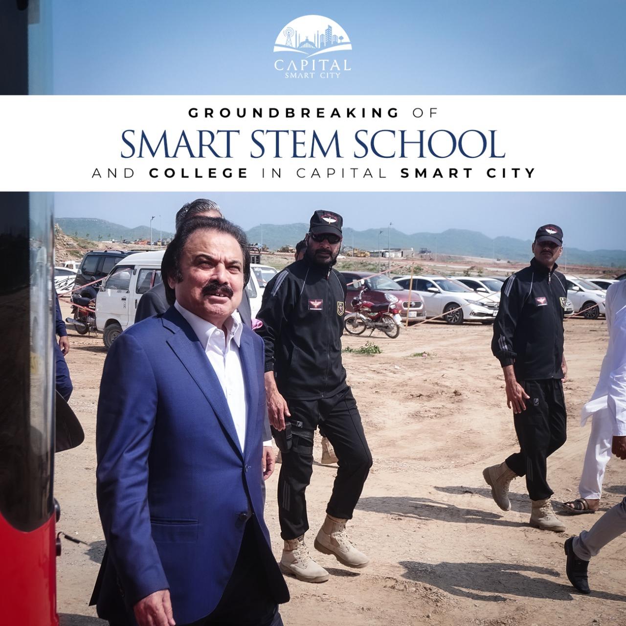 Ground Breaking of SMART STEM School and College in Capital Smart City