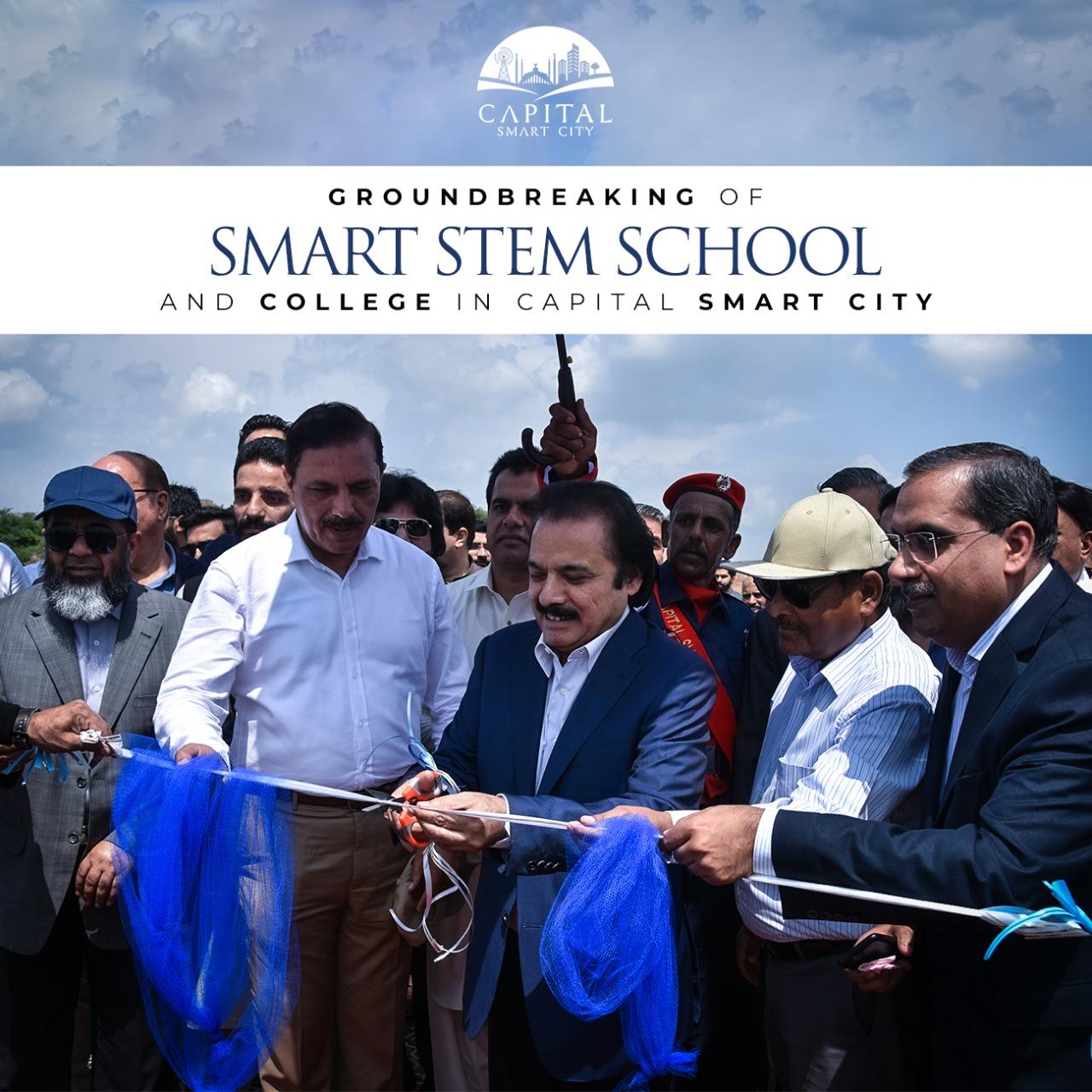 Ground Breaking of SMART STEM School and College in Capital Smart City