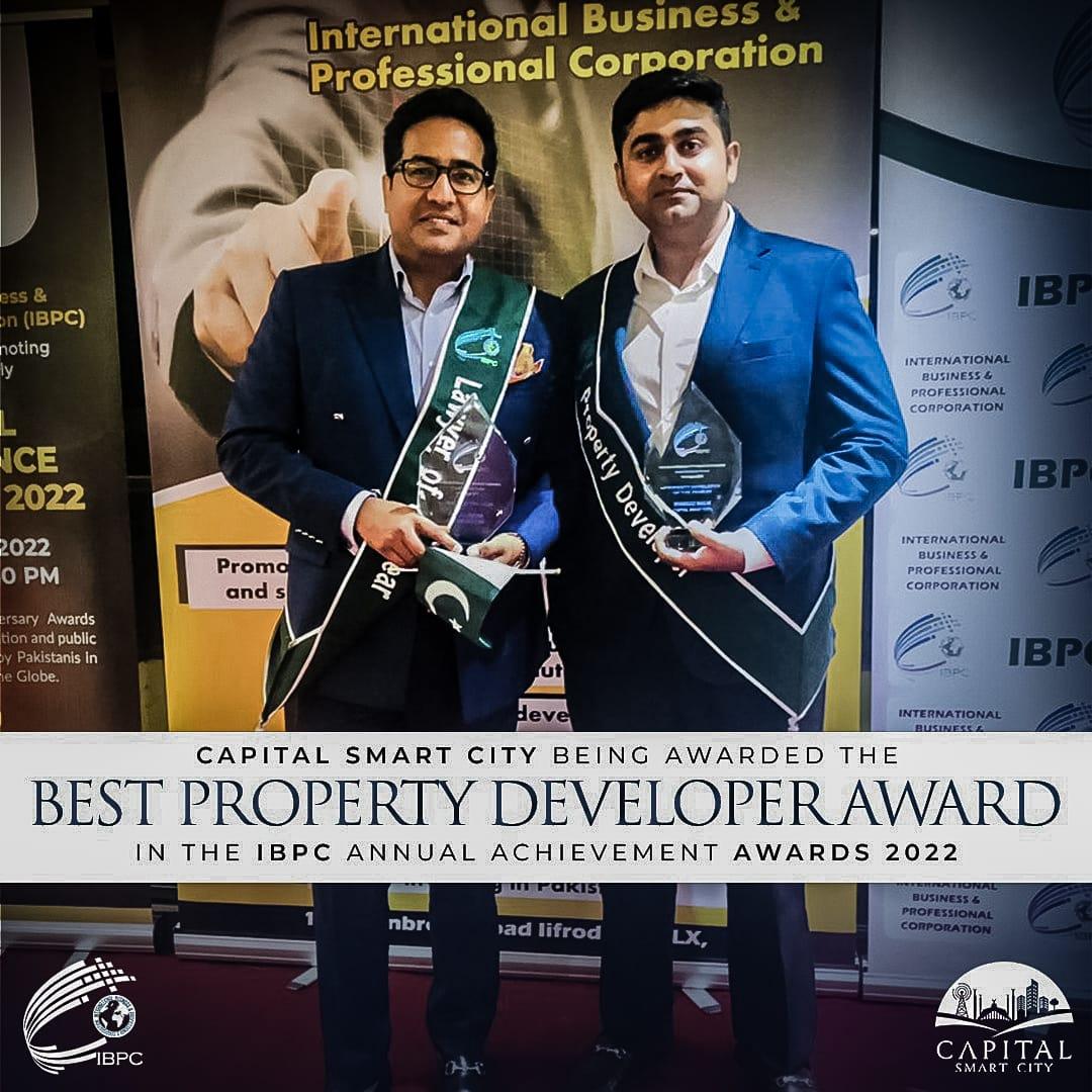 Capital Smart City Being Awarded Best Property Developer in IBPC 2022