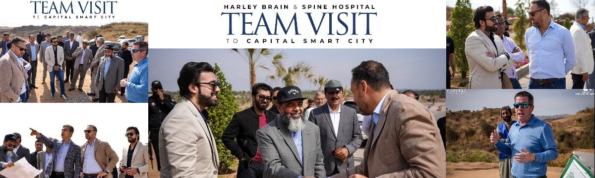 Harley Brain & Spine Hospital Team Visit Capital Smart City Site