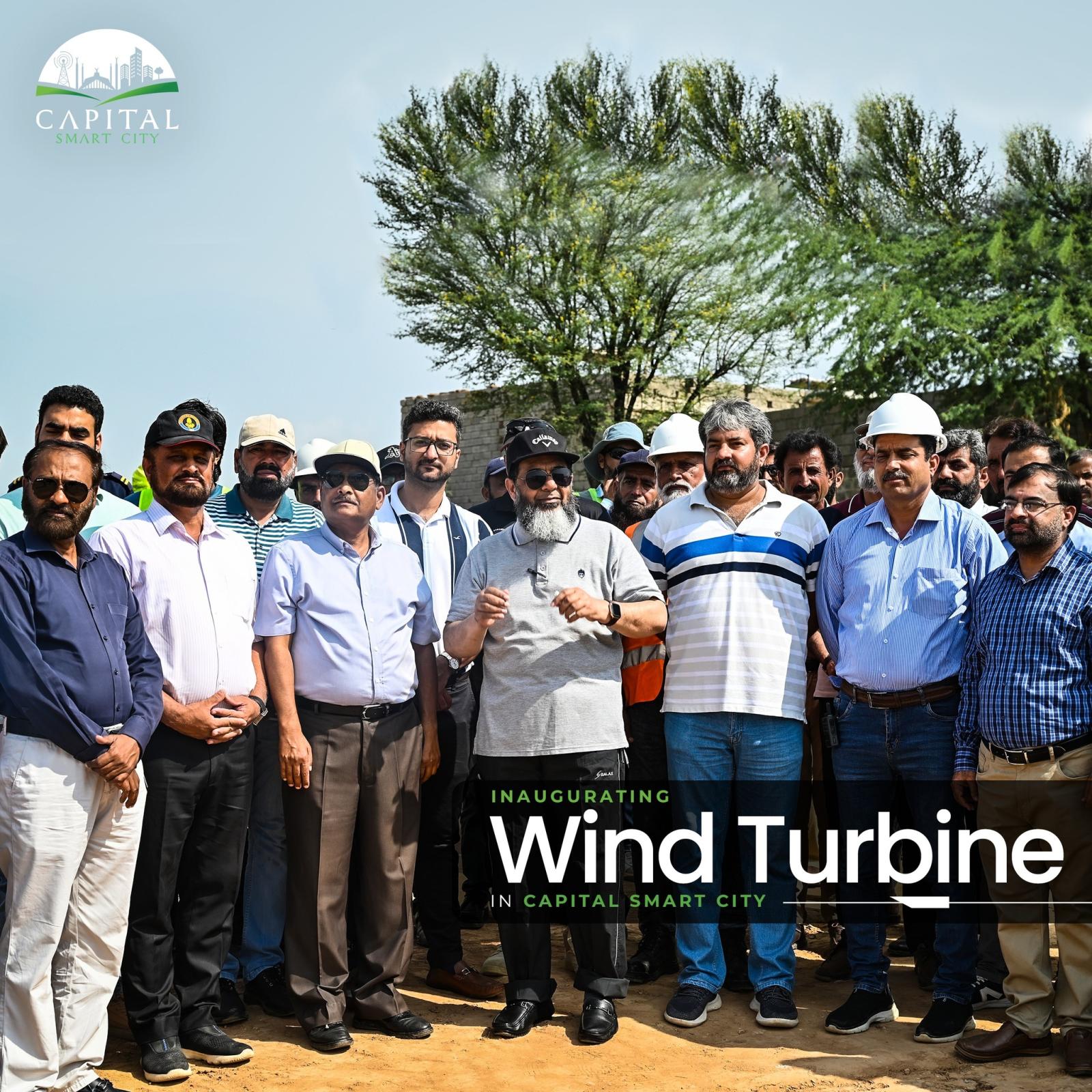 Inauguration Of Wind Turbine in Capital Smart City