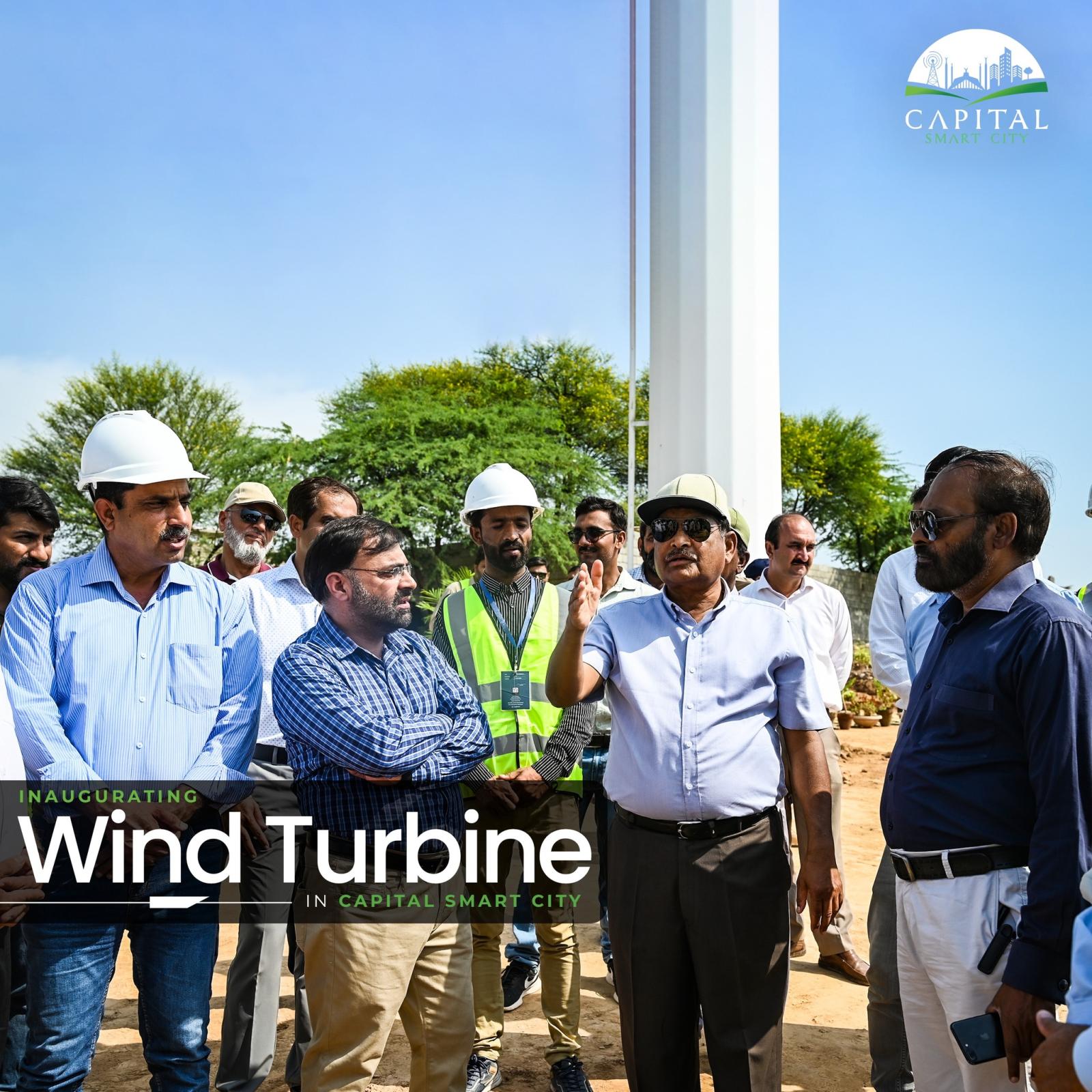 Inauguration Of Wind Turbine in Capital Smart City