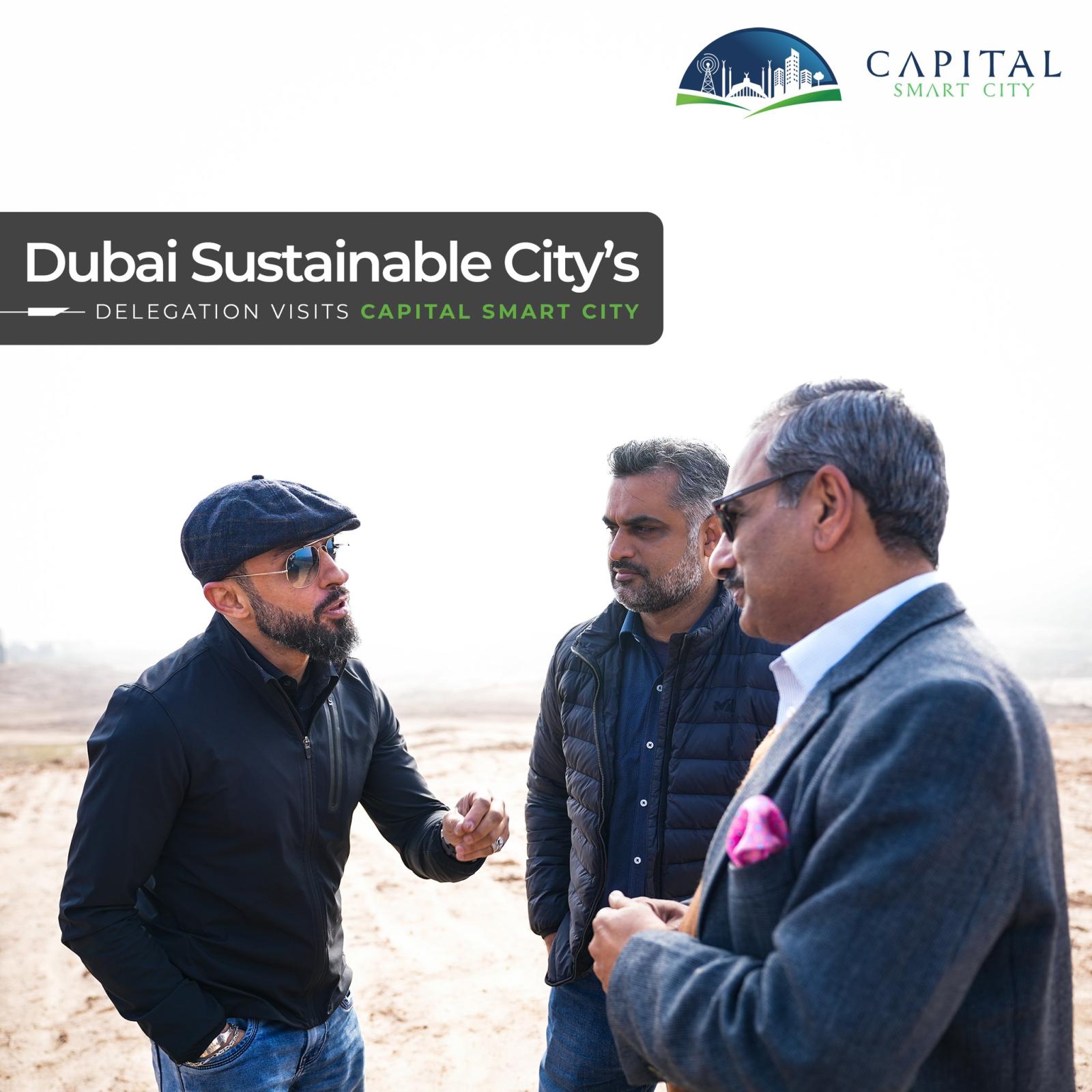 A Visit from Dubai Sustainable City Team to Capital Smart City