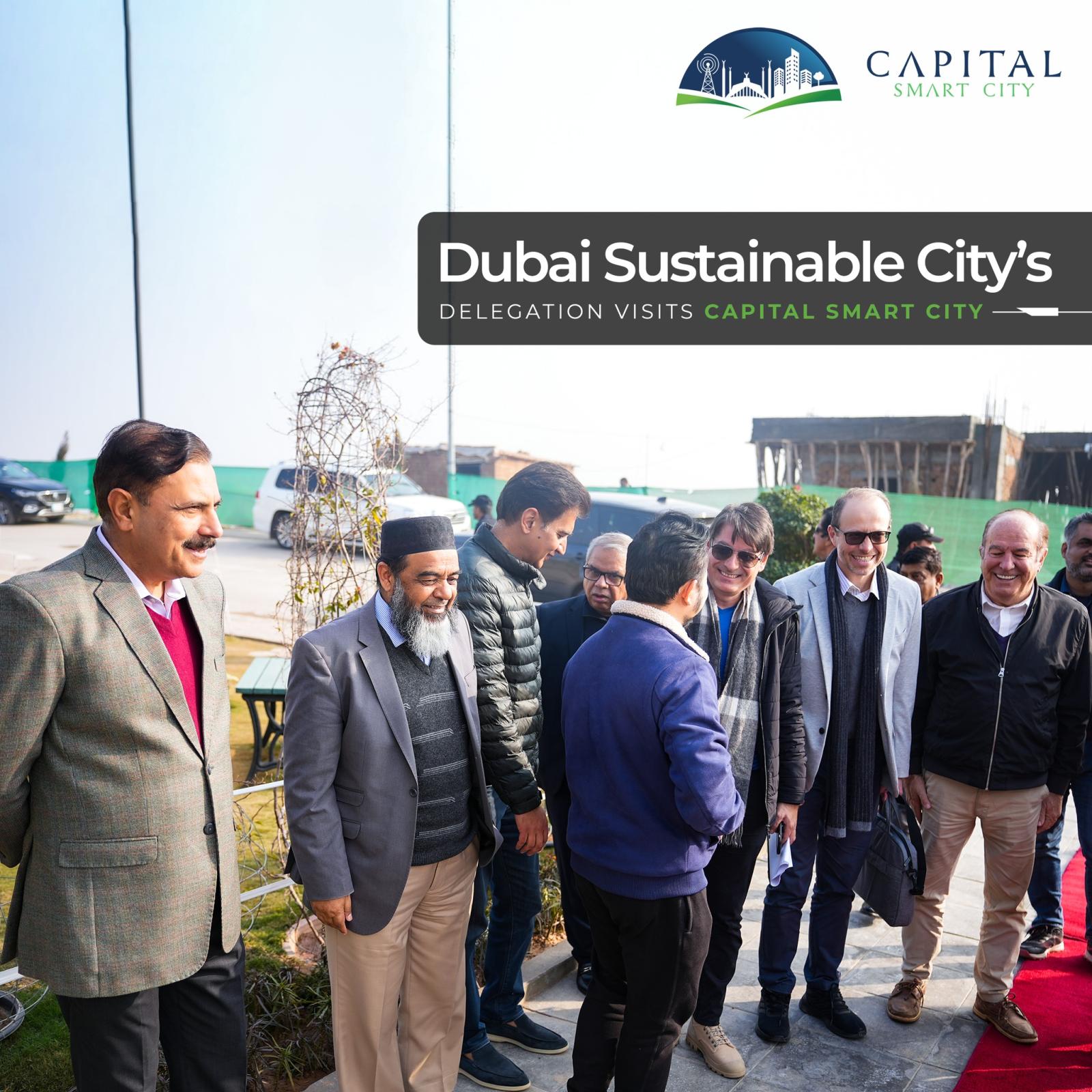 A Visit from Dubai Sustainable City Team to Capital Smart City