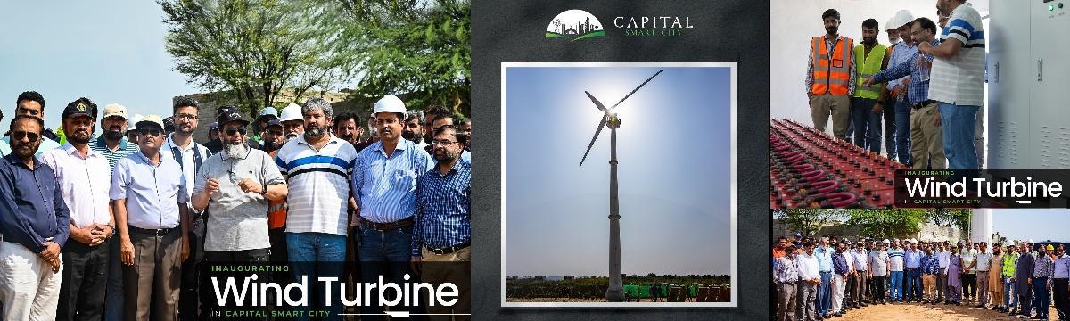 Inauguration Of Wind Turbine in Capital Smart City