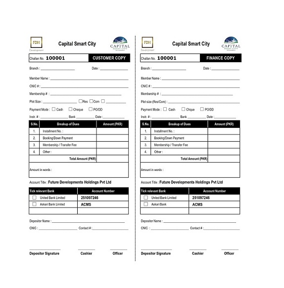 Payment e-Challans