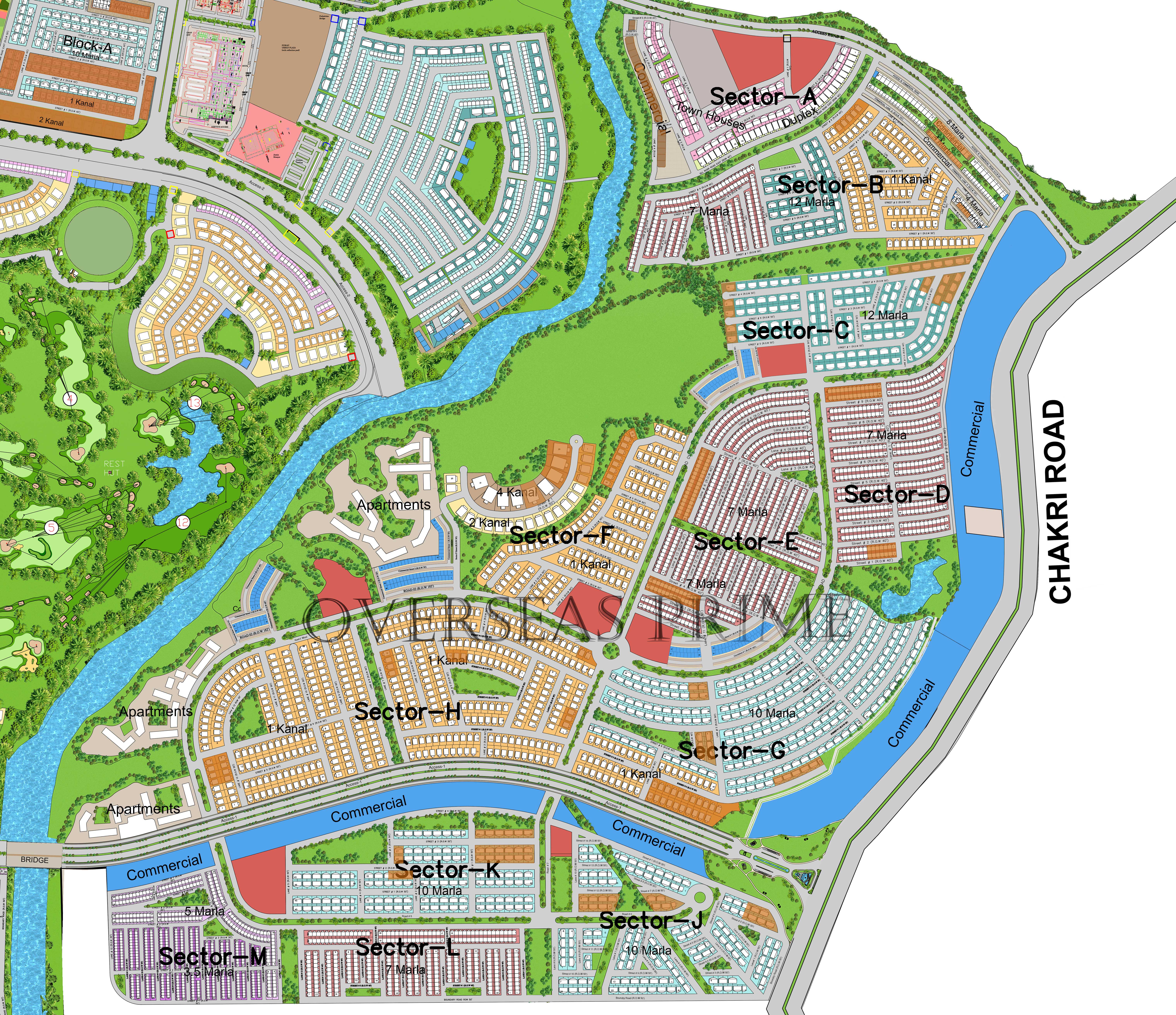 Smart City Islamabad Map Capital Smart City | Csc Maps Overseas Prime